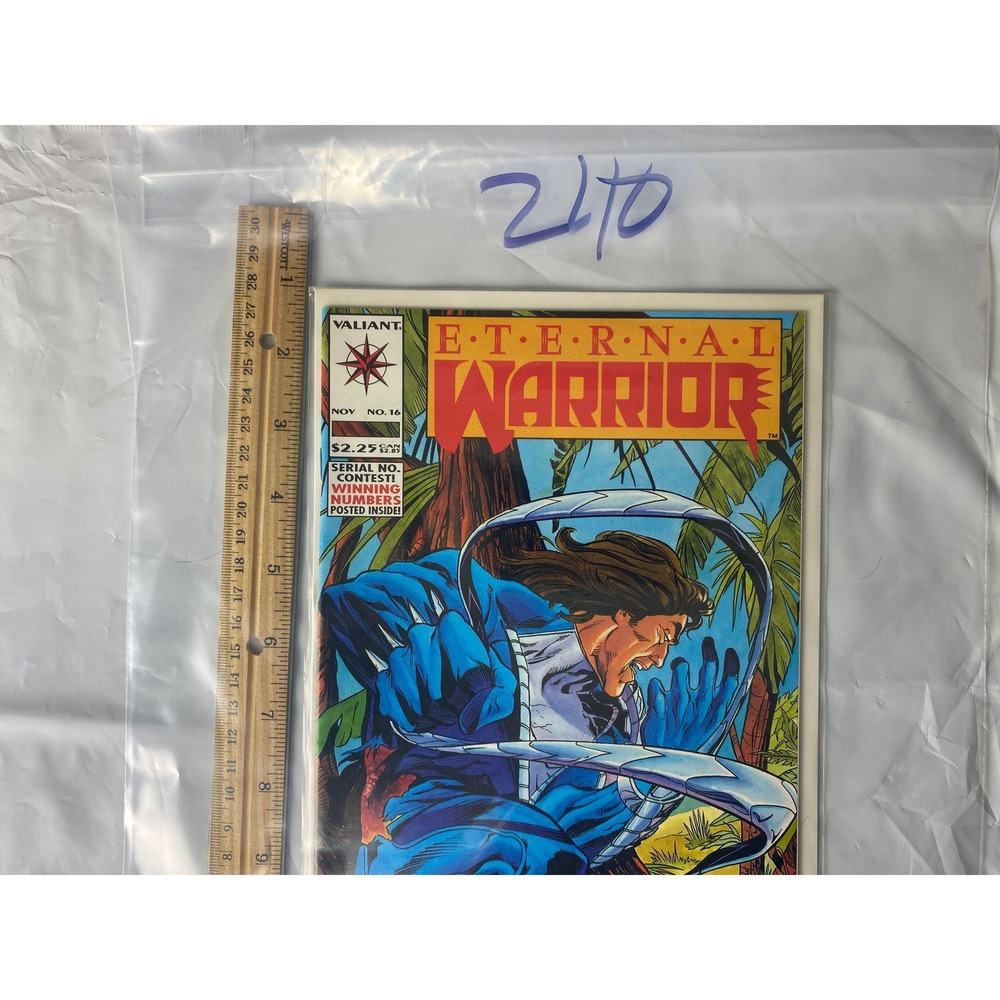Valiant Eternal Warrior Comic Book Nov No 16‎ 1992